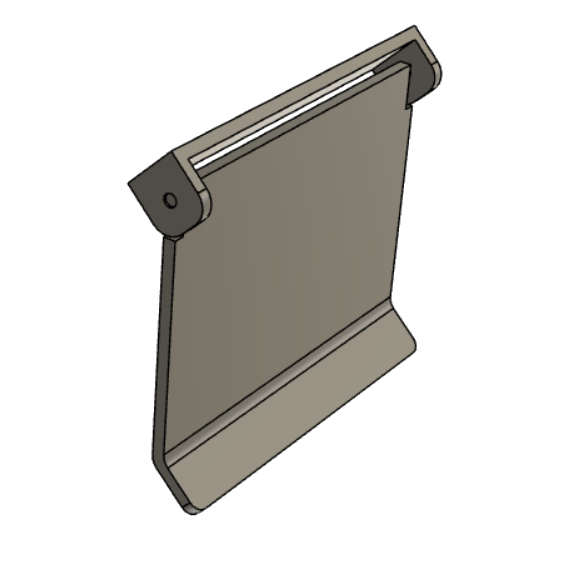 Vue 3D clapet CB